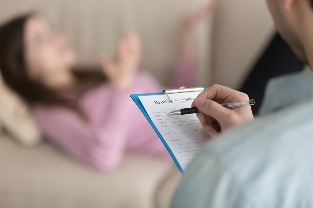 Psychiatrist performing an evaluation in Newtown, PA